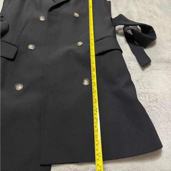 Zara Black Double-Breasted Vest Dress - Picture 9 of 13